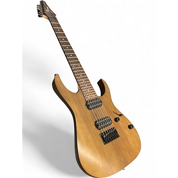 Used Ibanez RG7421 RG Series Natural Solid Body Electric Guitar
