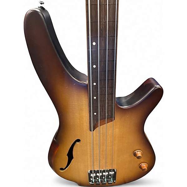 Used Ibanez SRH500F BROWN BURST Acoustic Bass Guitar