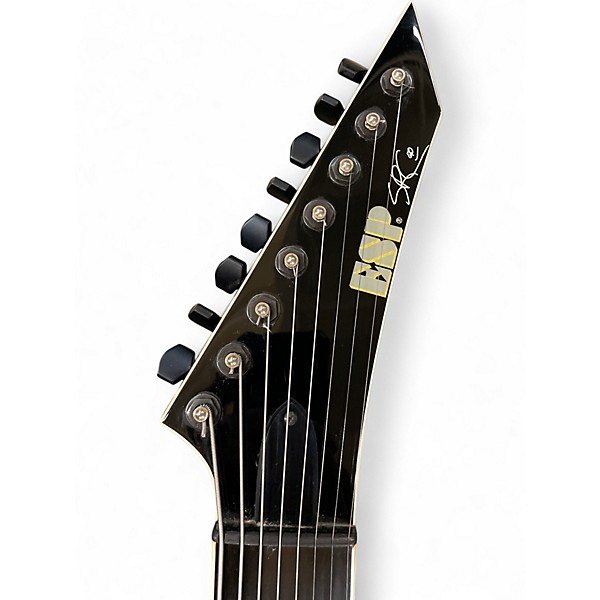 Used ESP SRC-8 Black Solid Body Electric Guitar