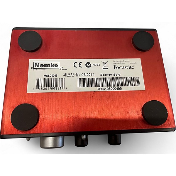 Used Focusrite Scarlett Solo Gen 3 Audio Interface