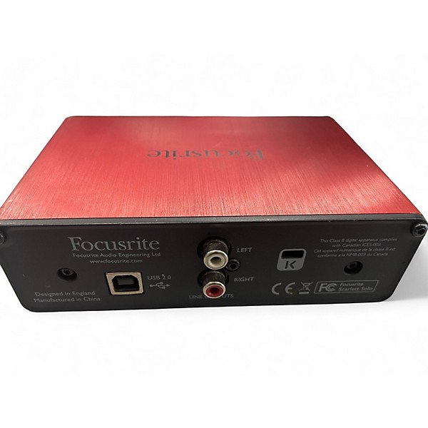 Used Focusrite Scarlett Solo Gen 3 Audio Interface