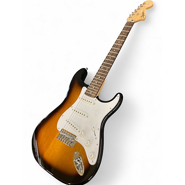 Used Squier STRATOCASTER Tobacco Burst Solid Body Electric Guitar