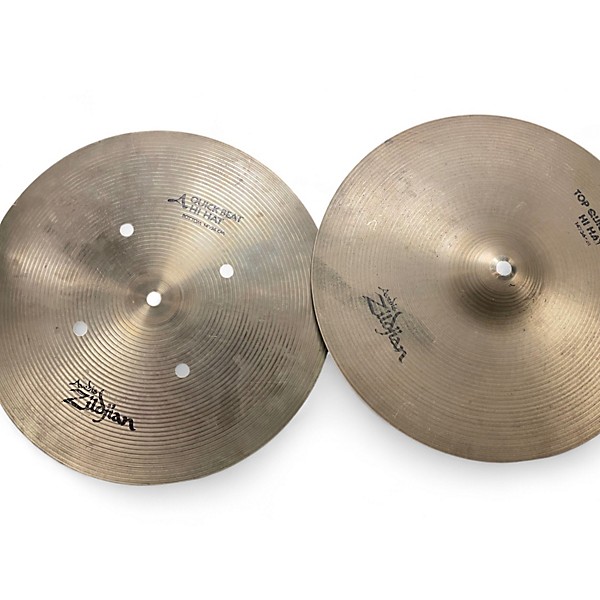 Used Zildjian 14in Quick Beat Hi Hat Pair Cymbal
