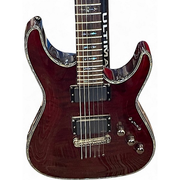Used Schecter Guitar Research Hellraiser C1 Red Solid Body Electric Guitar
