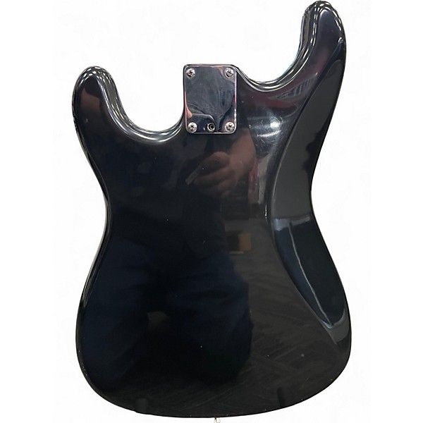 Vintage 1980s Dean Z AUTOGRAPH BLACK AND MIRROR Solid Body Electric Guitar