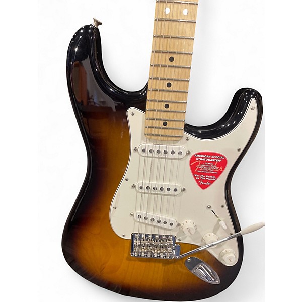 Used Fender American Special Stratocaster 2 Tone Sunburst Solid Body Electric Guitar