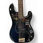Used Squier Precision Bass Black Electric Bass Guitar