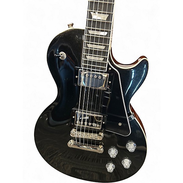 Used 2023 Epiphone LES PAUL MODERN GRAPHITE BLACK Solid Body Electric Guitar