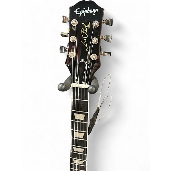 Used 2023 Epiphone LES PAUL MODERN GRAPHITE BLACK Solid Body Electric Guitar