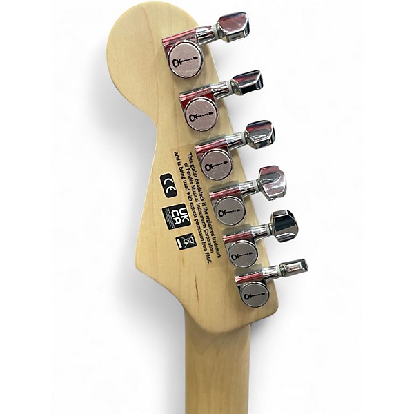 Used Charvel San Dimas Aqua Flake  Solid Body Electric Guitar