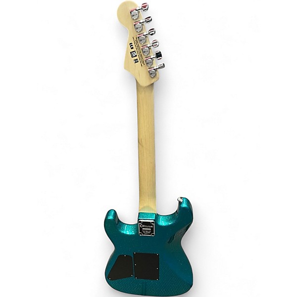 Used Charvel San Dimas Aqua Flake  Solid Body Electric Guitar