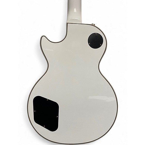 Used Epiphone Les Paul Custom White Solid Body Electric Guitar