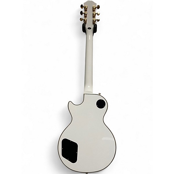 Used Epiphone Les Paul Custom White Solid Body Electric Guitar