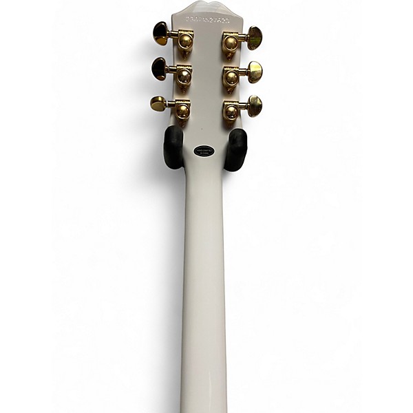 Used Epiphone Les Paul Custom White Solid Body Electric Guitar