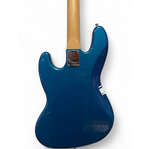 Used Fender Standard Jazz Bass Metallic Aqua Marine Electric Bass Guitar