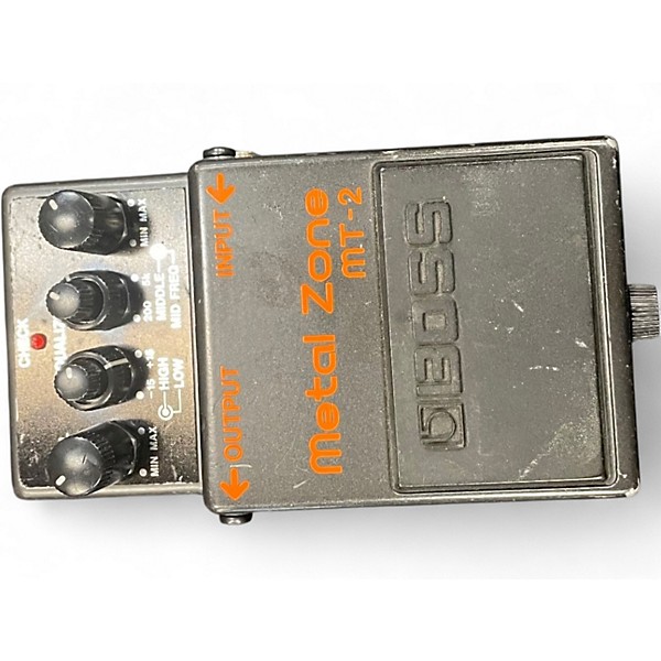 Used BOSS MT2 Metal Zone Distortion Effect Pedal