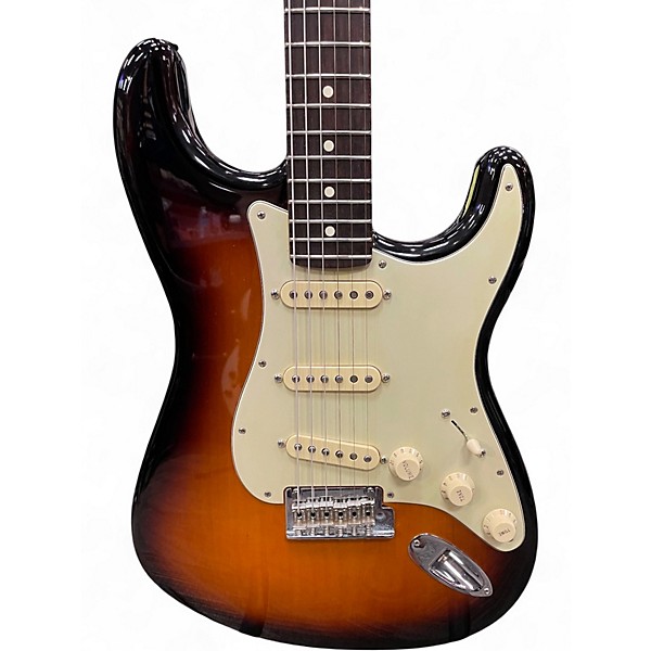 Used Fender American Professional II Stratocaster 2 Tone Sunburst Solid Body Electric Guitar