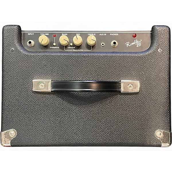 Used Fender Rumble 25 25W 1x10 Bass Combo Amp