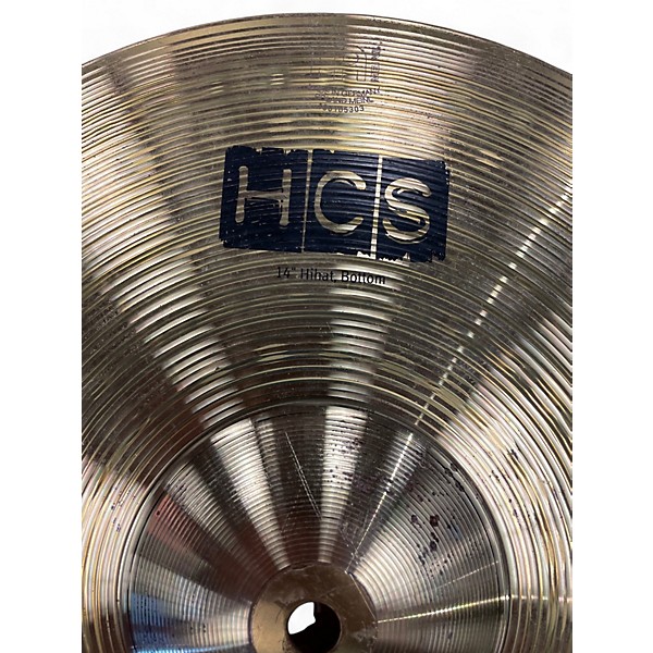 Used MEINL 14in HCS Hi Hat Pair Cymbal