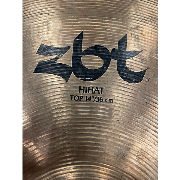 Used Zildjian 14in ZBT Hi Hat Pair Cymbal