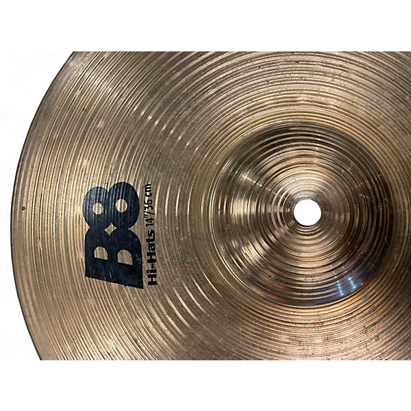Used SABIAN 14in B8 Hi Hat Pair Cymbal