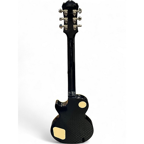 Used Epiphone Les Paul Standard Black and White Solid Body Electric Guitar