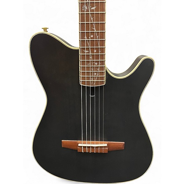 Used 2024 Ibanez  TOD10N Tim Henson Signature Black Classical Acoustic Electric Guitar