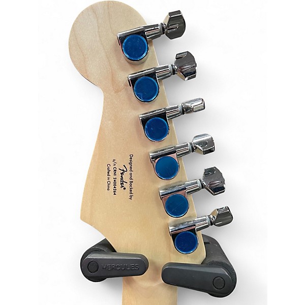 Used Squier Affinity Stratocaster Surf Green Solid Body Electric Guitar