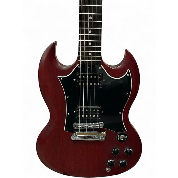 Used 2016 Gibson SG Special Worn Cherry Solid Body Electric Guitar