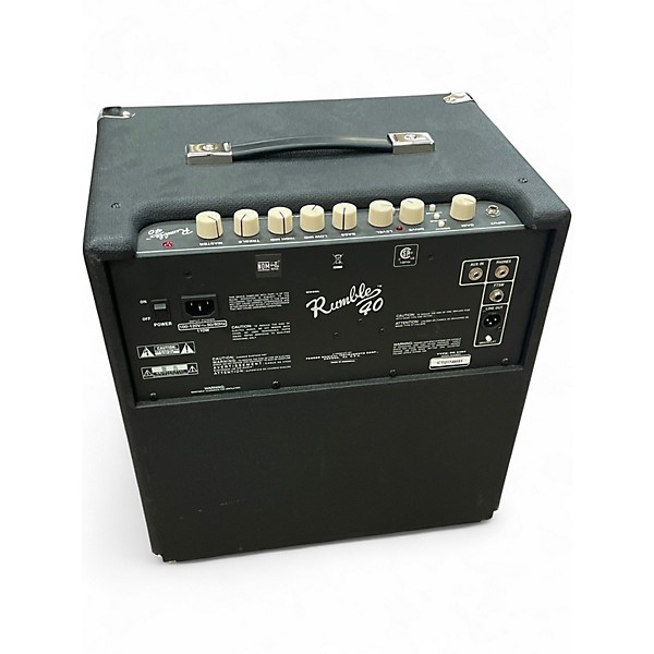 Used Fender Rumble V3 40W 1x10 Bass Combo Amp