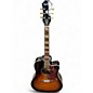 Used Epiphone HUMMINGBIRD EC STUDIO Tobacco Sunburst Acoustic Electric Guitar thumbnail