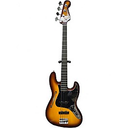 Used Fender Limited Edition Suona Jazz Bass Thinline VIOLIN BURST Electric Bass Guitar