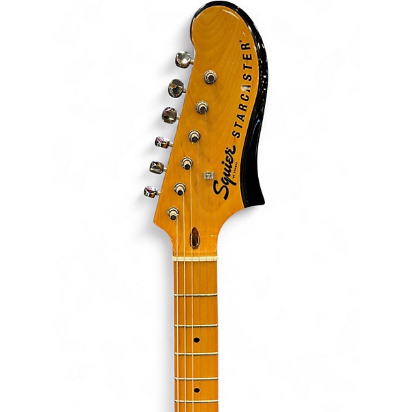 Used Squier Starcaster Natural Hollow Body Electric Guitar