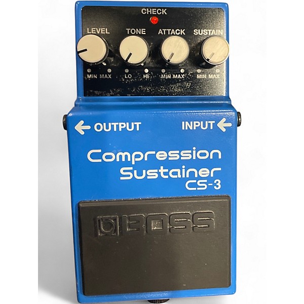 Used BOSS CS3 Compressor Sustainer Effect Pedal