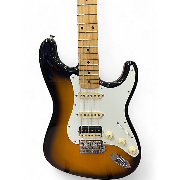 Used Fender JV Modified '50s Stratocaster HSS 2 Color Sunburst Solid Body Electric Guitar