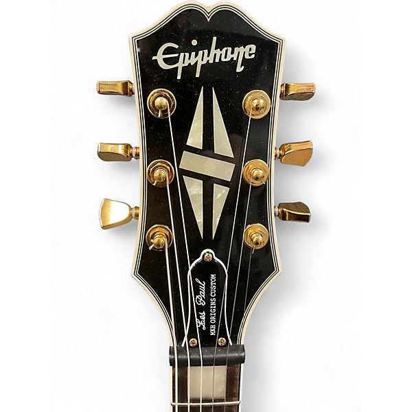 Used Epiphone Matt Heafy Les Paul Custom Ebony Solid Body Electric Guitar