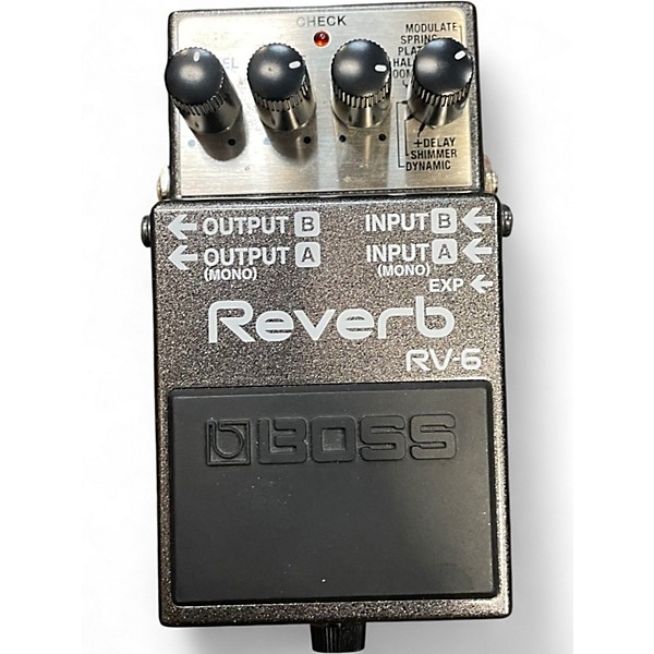 Used BOSS RV6 Digital Reverb Effect Pedal
