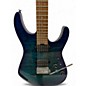 Used Charvel Pro Mod DK24 HH 2PT CM QM Chlorine Burst Solid Body Electric Guitar