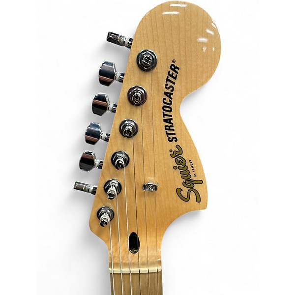 Used Squier Affinity Stratocaster Black Solid Body Electric Guitar