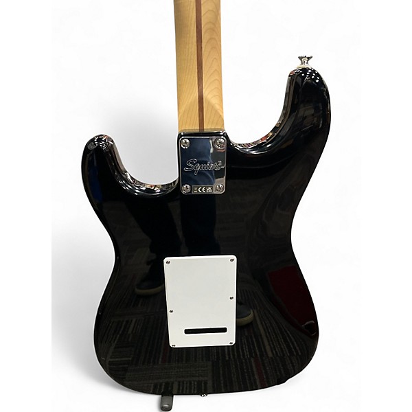 Used Squier Affinity Stratocaster Black Solid Body Electric Guitar