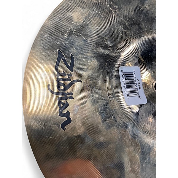 Used Zildjian 10in A Custom Splash Brilliant Cymbal
