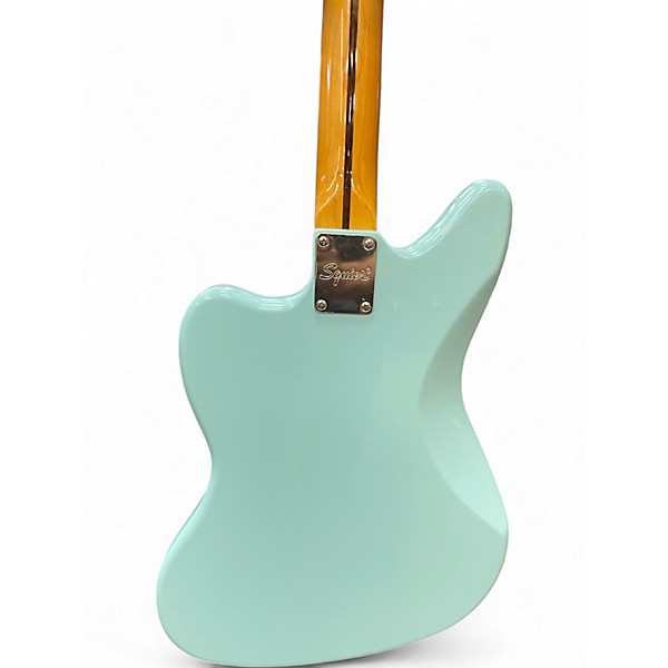 Used Squier Vintage Modified Jaguar Surf Green Solid Body Electric Guitar