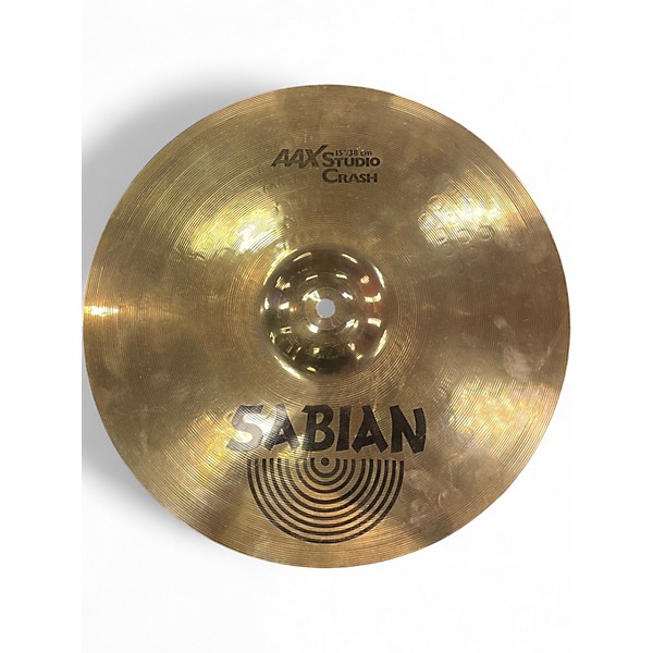 Used SABIAN 15in AAX Studio Crash Cymbal