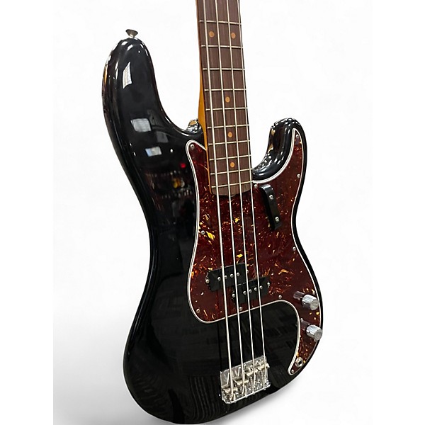 Used Fender American Vintage II 1960 Precision  Black Electric Bass Guitar