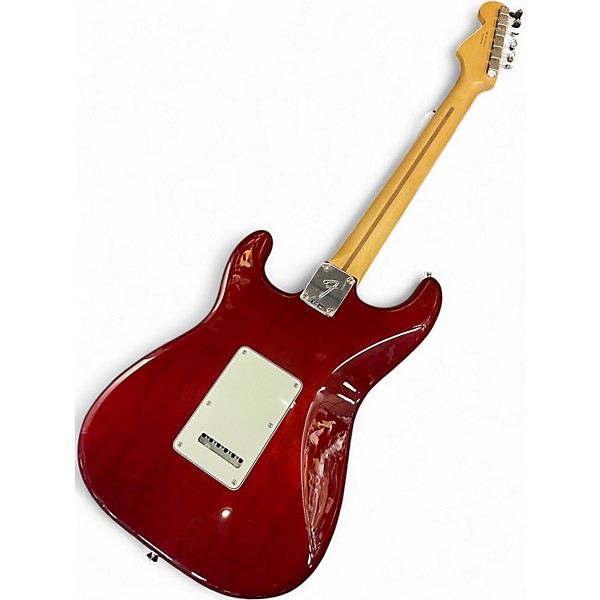 Used Fender Player 2 chambered Stratocaster Cherry Solid Body Electric Guitar