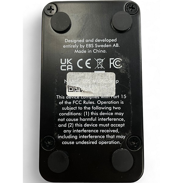 Used EBS MultiComp True Dual Band Compressor Bass Effect Pedal
