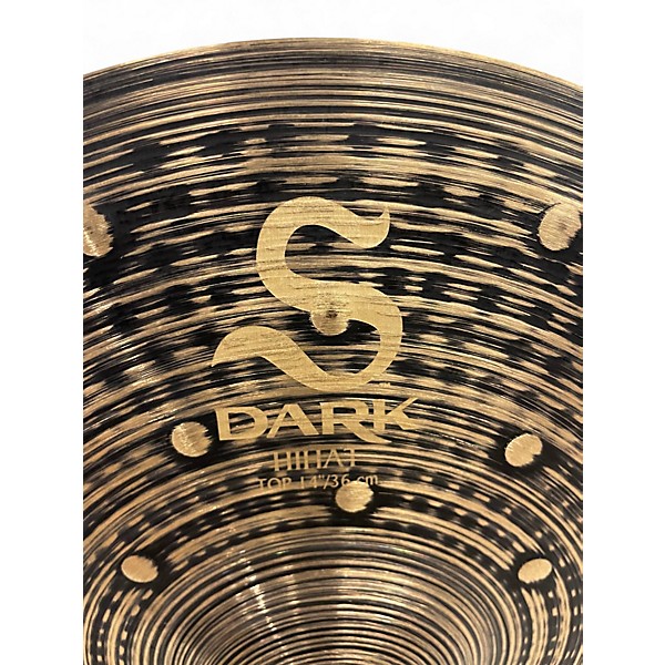 Used Zildjian 14in S Dark Hi Hat Pair Cymbal