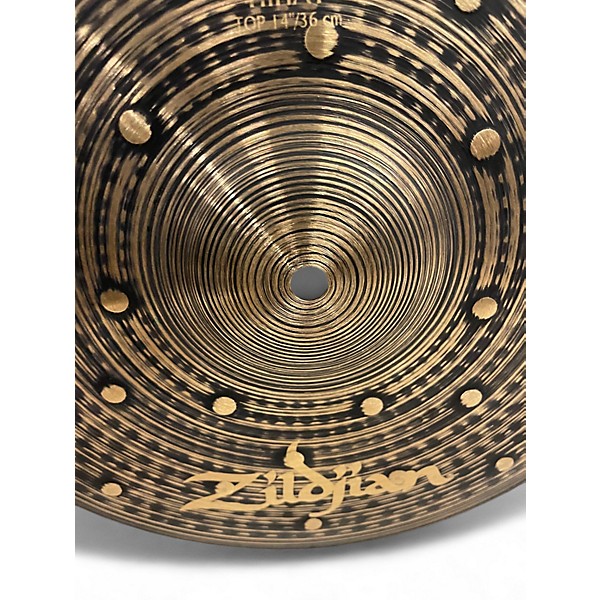 Used Zildjian 14in S Dark Hi Hat Pair Cymbal