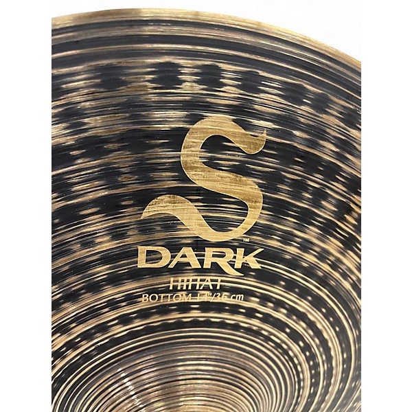 Used Zildjian 14in S Dark Hi Hat Pair Cymbal
