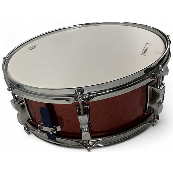 Used Ludwig 14X5 Element Evolution Red Sparkle Drum